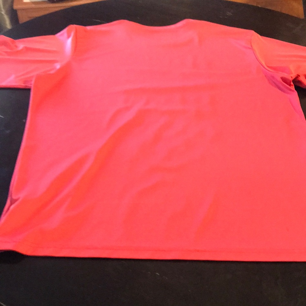 Columbia Short Sleeve Tee - Pink with Blue and White Graphic - Picture 4 of 4